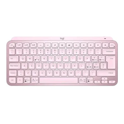 Logitech MX Keys Mini Tastiera Illuminata Wireless Bluetooth Querty LED Compatta Italiano Rosa