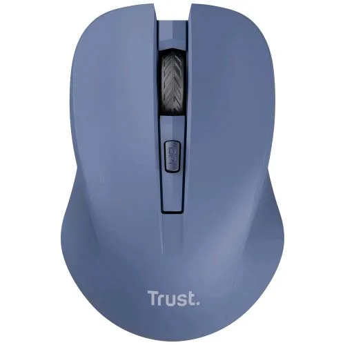 Trust Mydo Silent Mouse Wireless 4 Pulsanti 1.800 DPI Ultra Silenzioso Blu