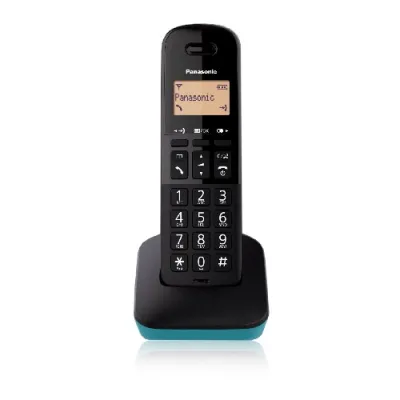 Panasonic KX-TGB610JTC Cordless DECT Blocco Chiamate Indesiderate Resistente Agli Urti Black/Blu