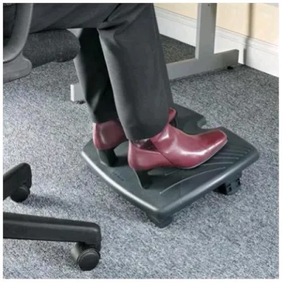Kensington Solerest Poggiapiedi Standard in Plastica Grigio