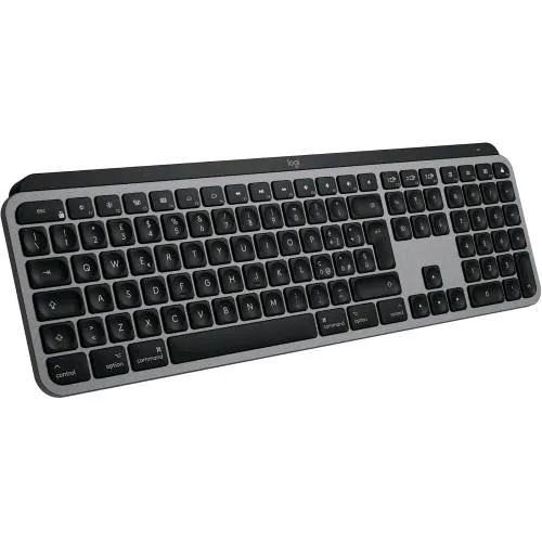 Logitech MX Keys S per Mac Tastiera Wireless Bluetooth Ricaricabile USB-C per MacBook Pro, MacBook Air, iMac, iPad Layout ITA Grafite