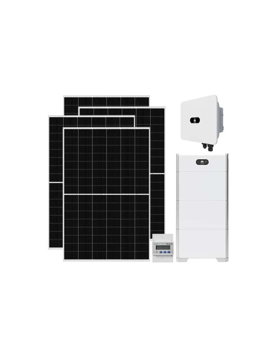 Kit fotovoltaico trifase 13650W inverter 12kW MB0 Huawei batteria al litio 15kWh LUNA2000 BMS