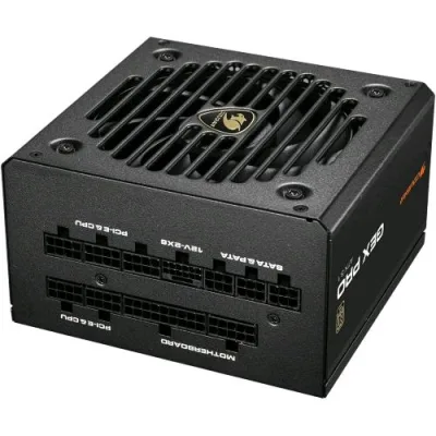 Cougar Gex Pro 750 Alimentatore 750W 80+ Gold Completamente Modulare PCI Express 5.1 Ventola HDB Cuscinetto Idro Dinamico ATX 3.1 Nero