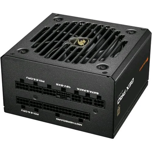 Cougar Gex Pro 750 Alimentatore 750W 80+ Gold Completamente Modulare PCI Express 5.1 Ventola HDB Cuscinetto Idro Dinamico ATX 3.1 Nero