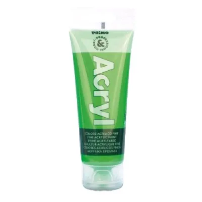 Primo Tempera Acrilica Tubo da 75 ml Verde Fluo
