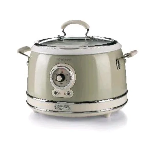 Ariete 2904/03 Cuociriso Vintage 700W Cottura a Vapore 5 Funzioni di Cottura 3.5 l Rivestimento in Ceramica Beige