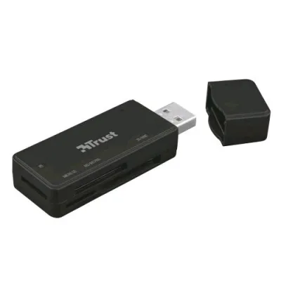 Trust Nanga Lettore di Schede M2 MS Micro-SD SD USB 3.2 Gen 1 Nero