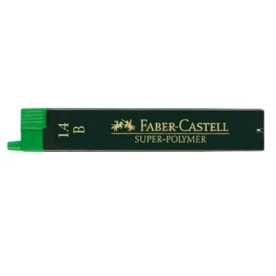 Faber Castell Super-Polymer Mine Gradazione B Tratto 1.4 mm Conf 12 Pz.