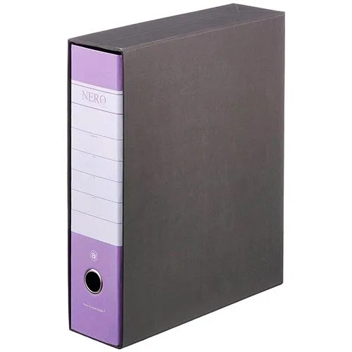 Brefiocart Nero& Registratore Formato Protocollo 285X350X80 mm Col. Fucsia Conf 12 Pz.