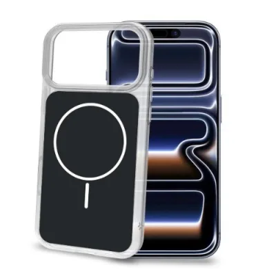 Celly Apple iPHONE 18 Pro iPHONE 17 Pro Cover Sottile Bordi Trasparenti Magsafe Black