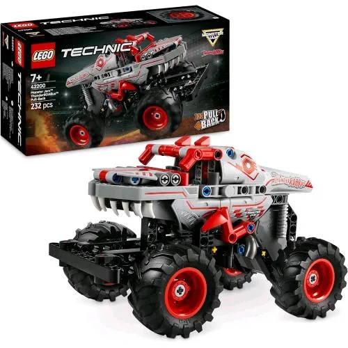 LEGO Technic Pull Back Thunderroarus Monster Truck da Costruire Veicolo Dinosauro
