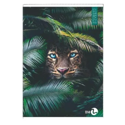 Be More Animal Quaderno Punto Metallico 80g 210X297 mm A4 40 Fogli a Quadretti 10 Fantasie Assortite Conf 10 Pz.