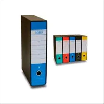 Brefiocart Nero& Registratore Formato Protocollo 285X350X80 mm Col. Giallo Conf 12 Pz.