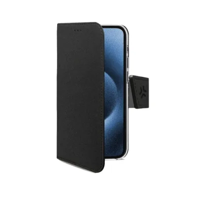 Celly Apple iPHONE 18 Pro iPHONE 17 Pro Custodia a Libro in Similpelle con Chiusura Flap Magnetico, Slot per Carte e Funzione Stand Colore Nero