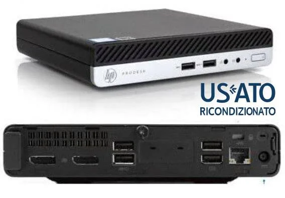 PC REF I5 8GB 256GB SSD NVME W11P I5-9500T 400 G4 TINY-MINI