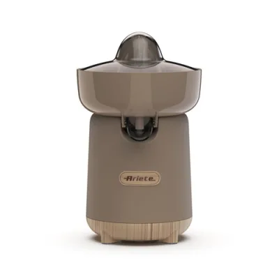 Ariete 417 Breakfast Wood Spremiagrumi Elettrico 40 W 2 Coni Beccuccio Antigoccia Design Retro' Tortora