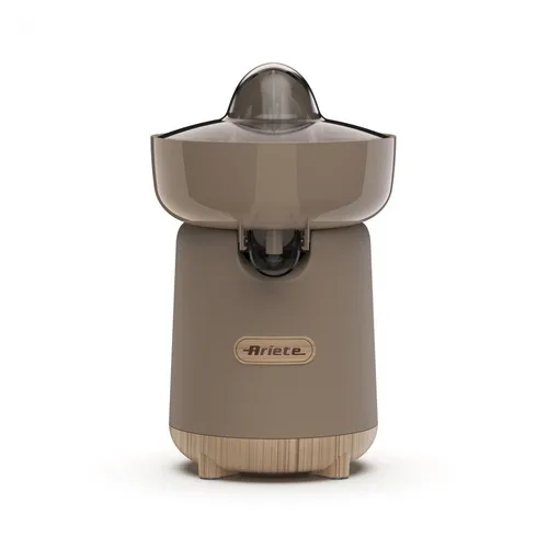 Ariete 417 Breakfast Wood Spremiagrumi Elettrico 40 W 2 Coni Beccuccio Antigoccia Design Retro' Tortora