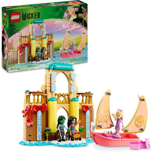 LEGO Wicked Glinda Elphaba e Nessarose All'universita' Casa delle Bambole con 3 Mini Bamboline
