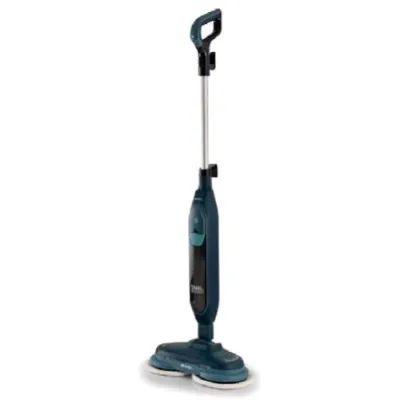 Ariete 4178 Dual Steam Scrub Scopa Elettrica a Vapore con Spazzole Rotanti 1200W 2 Velocita' con 4 Panni Blu