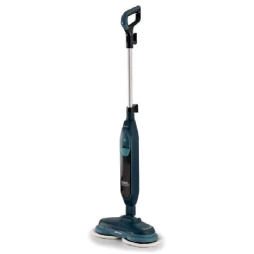 Ariete 4178 Dual Steam Scrub Scopa Elettrica a Vapore con Spazzole Rotanti 1200W 2 Velocita' con 4 Panni Blu
