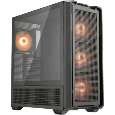 Cougar MX600 RGB Full Tower High Performance Mesh PC Gaming Case Vetro Temperato Nero