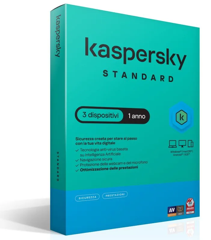 ANTIVIRUS KASPERSKY STD 3D 1Y KASPERSKY STANDARD 3DEV 1Y