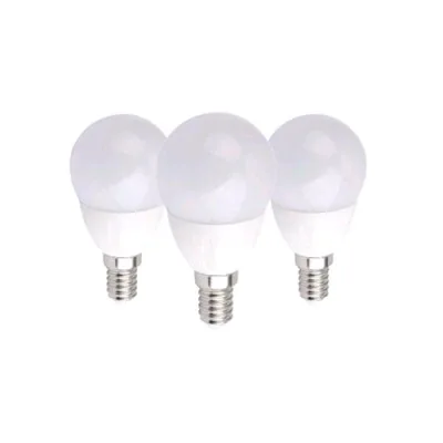 GBC Lampadine LED Mini Goccia E14 6 W Luce Naturale Conf 3 Pz.