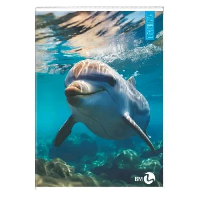 Be More Animal Quaderno Punto Metallico 80g 210X297 mm A4 40 Fogli a Righe 0B Fantasie Assortite Conf 10 Pz.