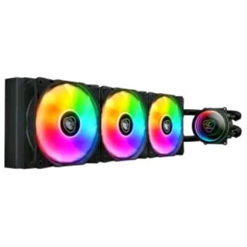 Cougar Poseidon Elite 360 CPU Liquid Cooler Dissipatore a Liquido 3 Ventole 360mm Intel SK1700 AMD AM4/AM5 Black