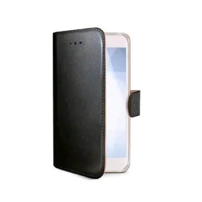 Celly Samsung Galaxy A7 2017 Custodia a Portafoglio in Similpelle Nero