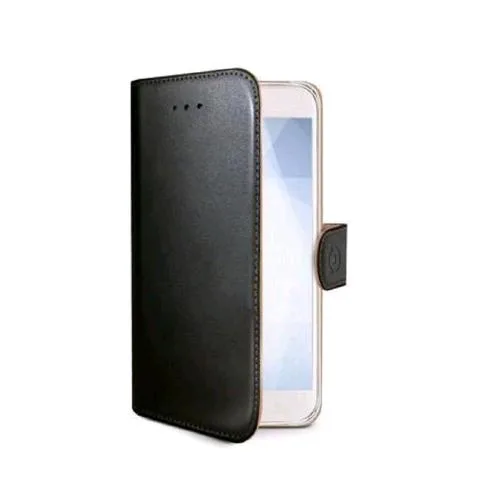 Celly Samsung Galaxy A7 2017 Custodia a Portafoglio in Similpelle Nero