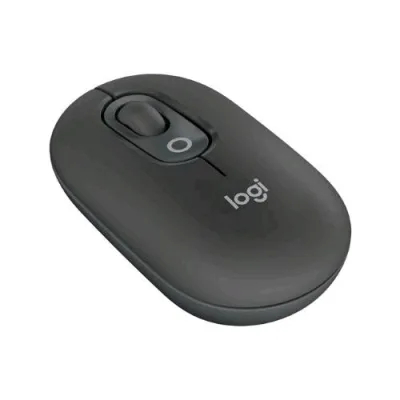 Logitech Pop Mouse Ottico Wireless/Bluetooth Silent Tousch Multidispositivo 4 Pulsanti 4000 DPI Grafite