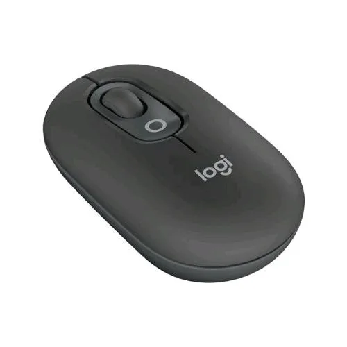 Logitech Pop Mouse Ottico Wireless/Bluetooth Silent Tousch Multidispositivo 4 Pulsanti 4000 DPI Grafite