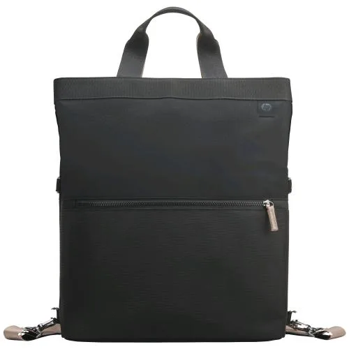 HP 14" Convertible Laptop Backpack Tote Zaino per Notebook fino a 14" 18 l Cambia Forma Adattabile Nero