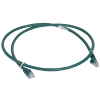 Legrand Cavo di Rete Patch U/UTP CAT.6 Lshf 1 m Verde
