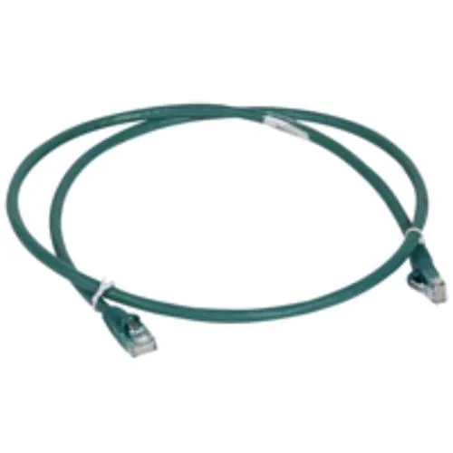 Legrand Cavo di Rete Patch U/UTP CAT.6 Lshf 1 m Verde
