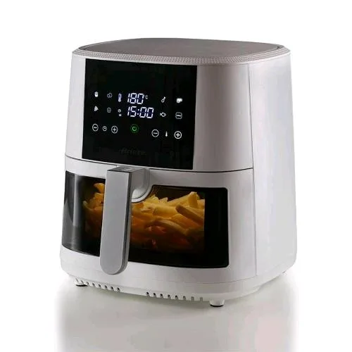 Ariete 4630/00 Friggitrice Ad Aria 1500WCAPACITA' 9 l 8 Programmi Cestello Trasparente Funzione Grill Touch Control Bianco