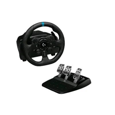 Logitech PS4/PC G923 Trueforce Volante + Pedaliera Doppia Frizione PS4/PC Nero /Acciio