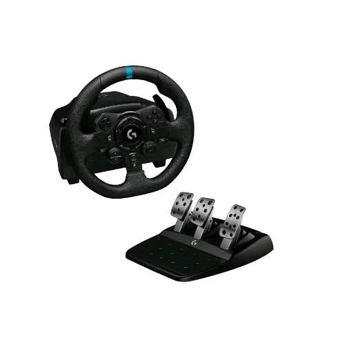 Logitech PS4/PC G923 Trueforce Volante + Pedaliera Doppia Frizione PS4/PC Nero /Acciio