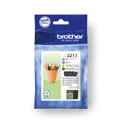 INK BROTHER MULTI CMYK LC3217VAL PER MFC 5330DW/MFC J5730DW 4X550PG