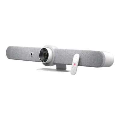 Logitech Rally Bar Conference Cam 4K 2160P/30FPS Zoom 15X Bluetooth USB Bianco