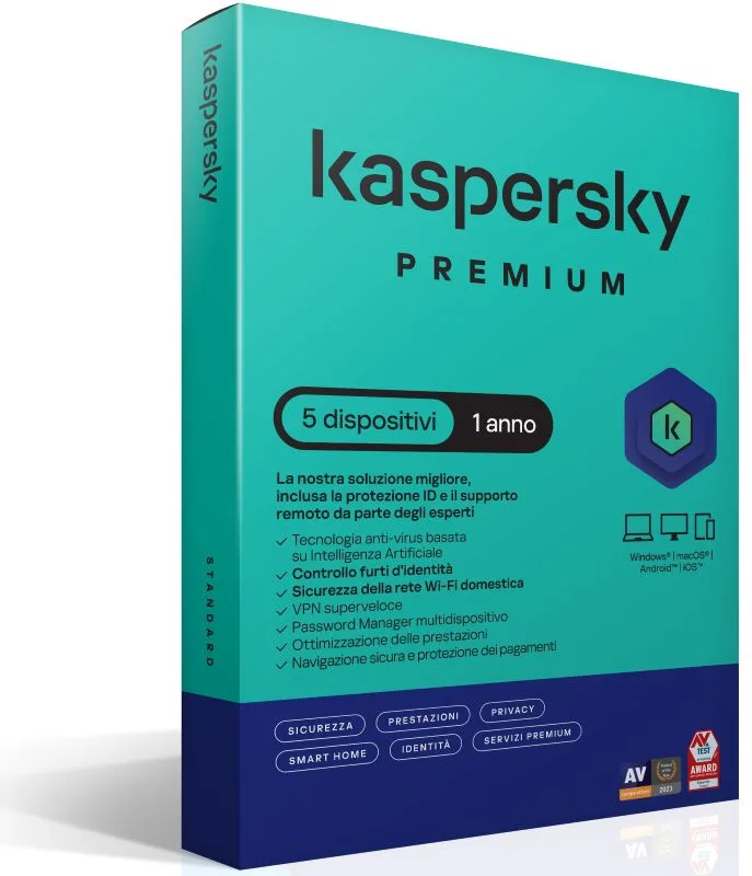 ANTIVIRUS KASPERSKY PREMIUM 5D1Y KASPERSKY PREMIUM 5DEV 1Y