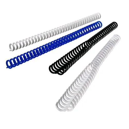 GBC Plastic Clik Dorsi in Plastica a Spirale 34 Anelli da 8 mm Rilegatura 1/45 Fogli Col. Nero Conf 50 Pz.