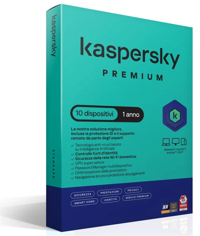 ANTIVIRUS KASPERSKY PREMIUM 10D1Y KASPERSKY PREMIUM 10DEV 1Y