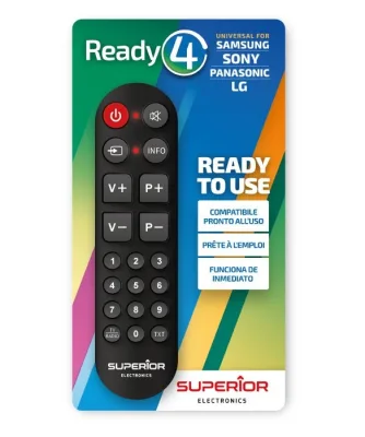 Superior Electronics Superior SUPTRB014 Telecomando Ready 4 Universale Samsung-LG-Panasonic-Sony
