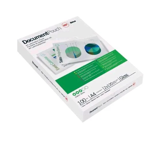GBC Pouches A4 80 Mic Lucide Conf 100 Pz.