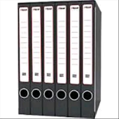 King Mec Gruppi di Classificatori Ad Anelli Sestetto 235X350X260 mm Col Nero Conf 6 Pz.