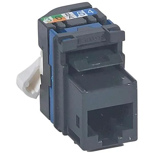 Legrand Presa Keystone Toolless RJ45 Cat. 6 UTP Nero