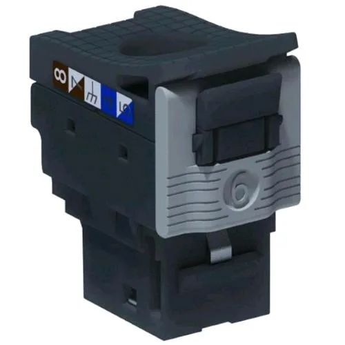 Legrand Prese Cat 6 UTP LCS Keystone Toolless RJ45 Nero Conf 24 pz