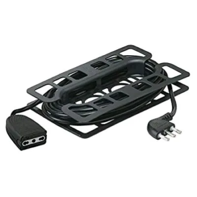 Legrand Prolunga Domestica 2P+T 3X0,75MMQ 10 A Maschio/Femmina 5 m Nero